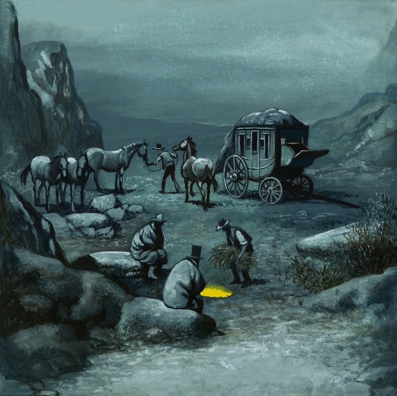 Les chevaux étaient changés pendant le voyage - English School
