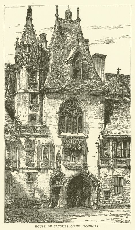 Maison de Jacques Cœur, Bourges (gravure) - English School