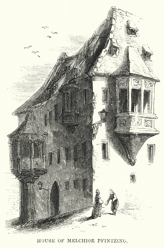 Maison de Melchior Pfintzing (gravure) - English School