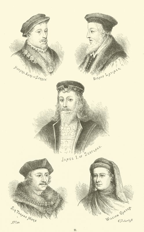 Howard, comte de Surrey, évêque Latimer, Jacques Ier d