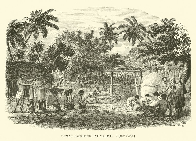 Sacrifices humains à Tahiti, d