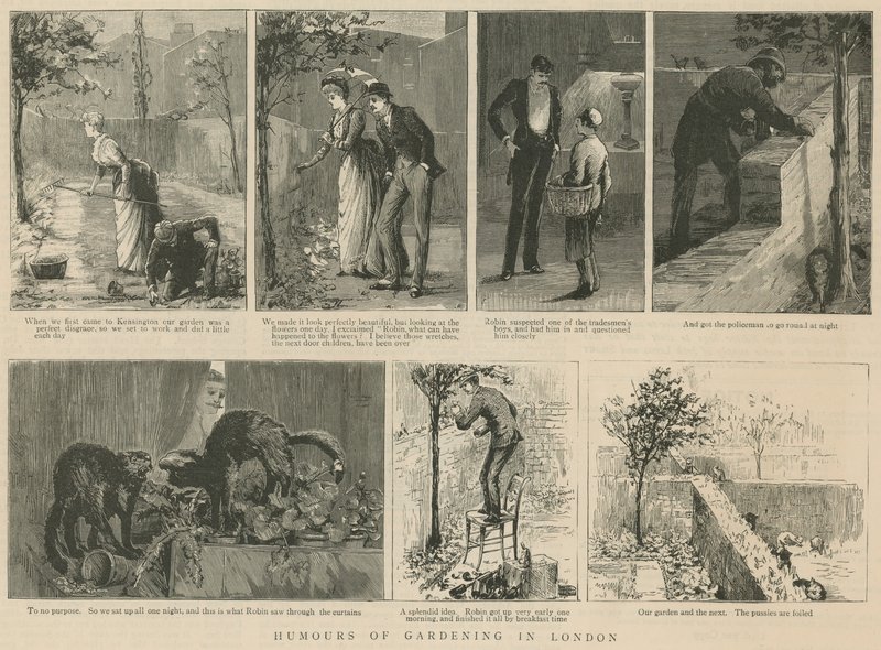 Humours du jardinage à Londres - English School