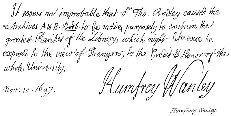 Humphrey Wanley - English School