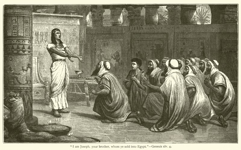 Je suis Joseph, votre frère, que vous avez vendu en Égypte, Genèse, xlv, 4 - English School
