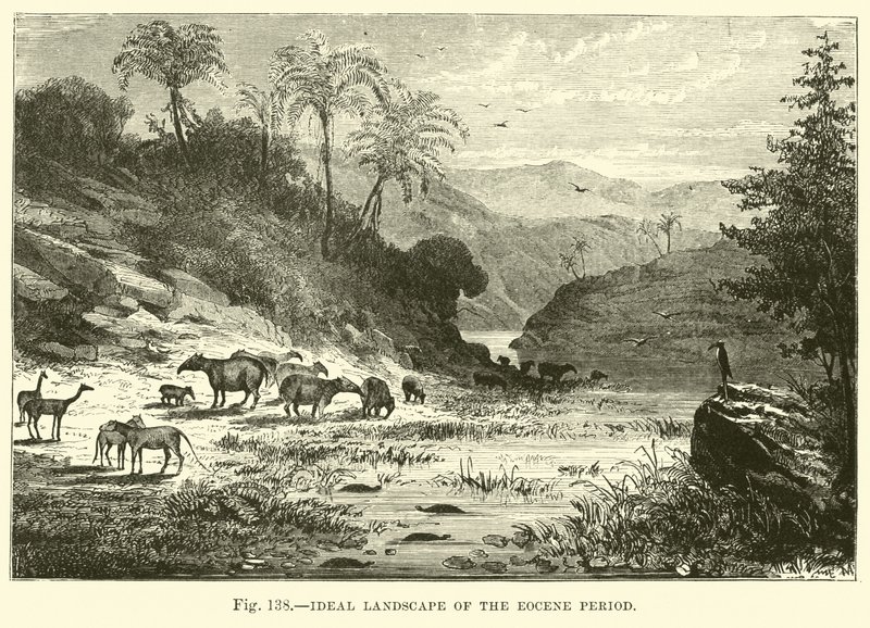 Paysage idéal de la période de l