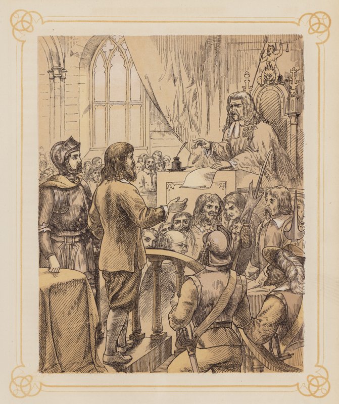 Illustration pour Le Voyage du Pèlerin de Bunyan - English School