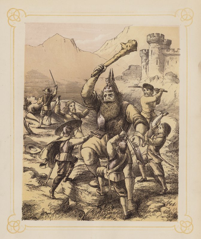 Illustration pour Le Voyage du Pèlerin de Bunyan - English School