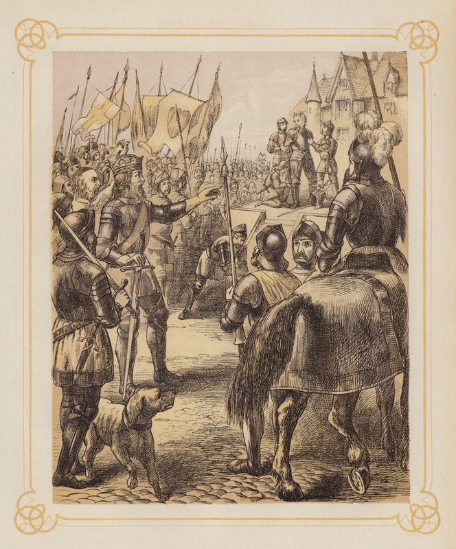 Illustration pour La Guerre sainte de John Bunyan (lithographie) - English School