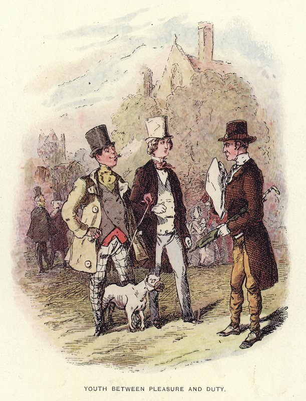 Illustration pour Pendennis par Thackeray - English School
