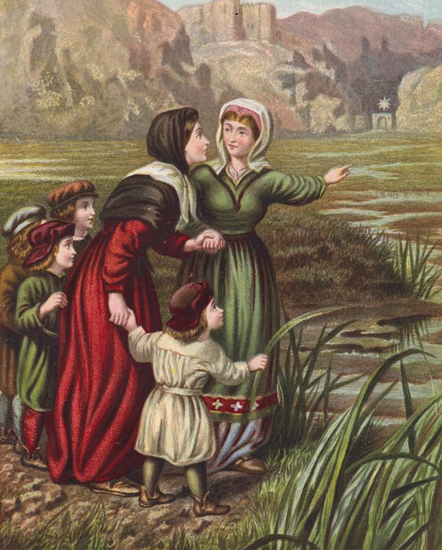 Illustration du Voyage du pèlerin de John Bunyan - English School