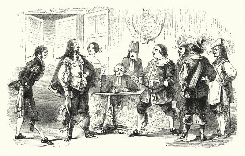 Illustration pour Le Barbier de Séville de Rossini - English School
