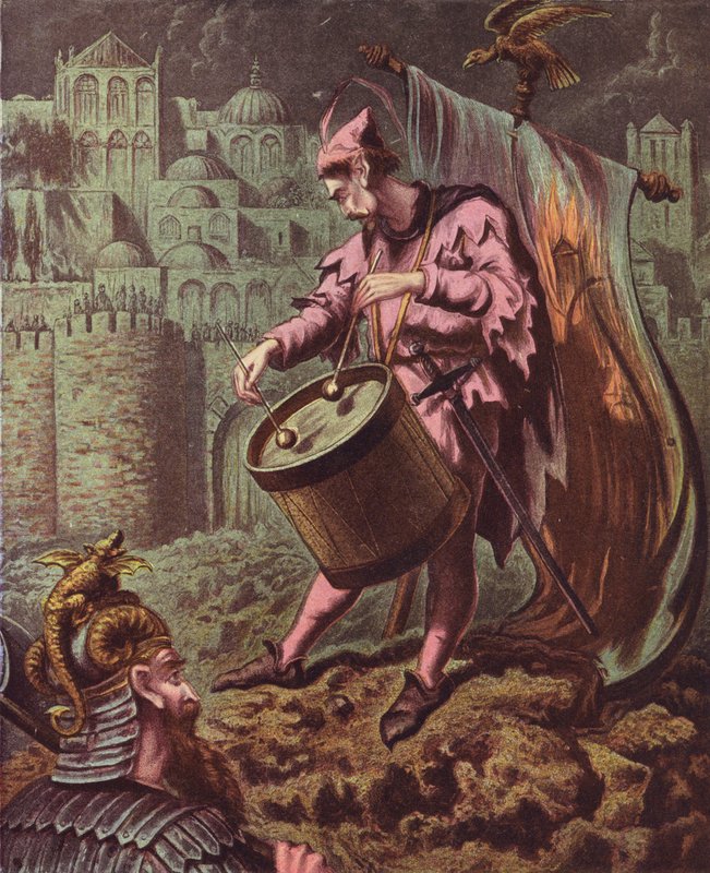 Illustration pour La Guerre Sainte de John Bunyan - English School