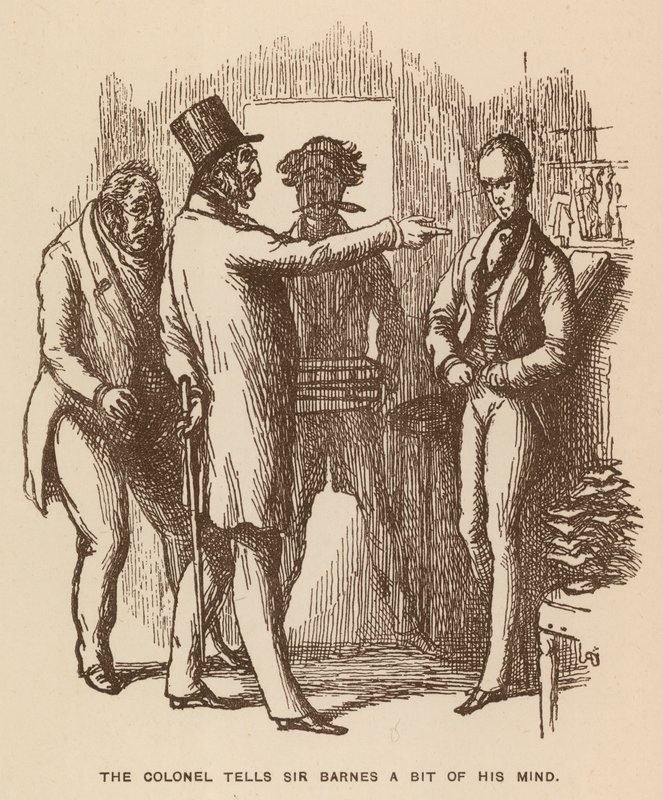 Illustration pour Les Newcomes de Thackeray - English School