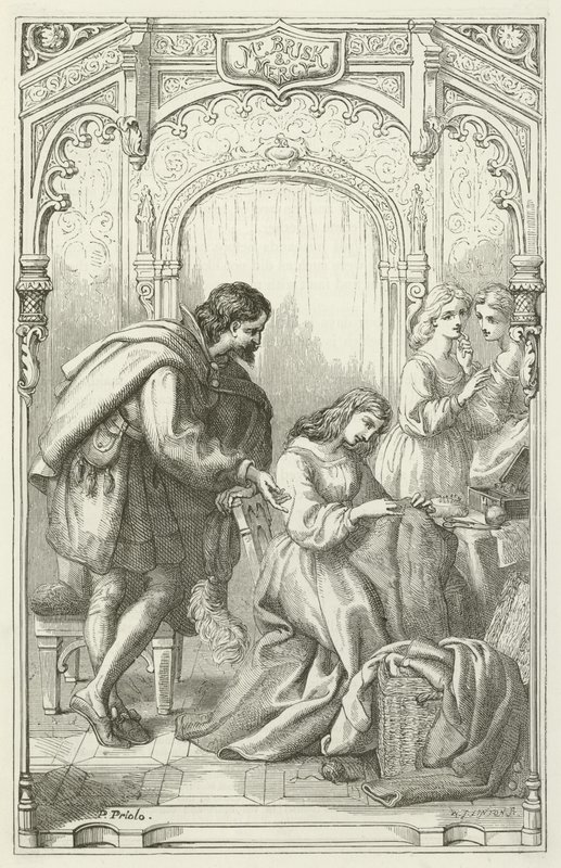 Illustration pour Le Voyage du Pèlerin de John Bunyan - English School