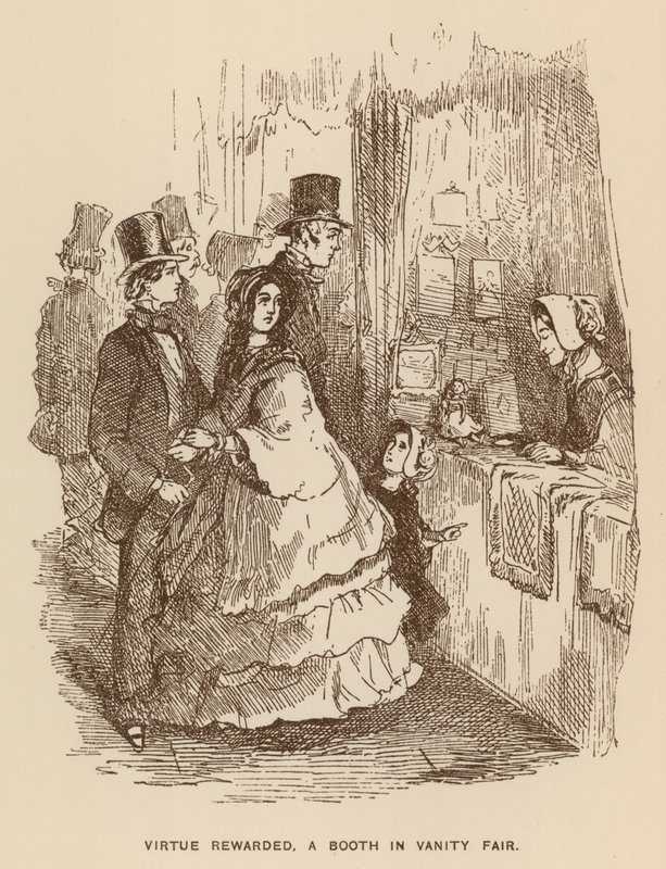 Illustration pour La Foire aux vanités par Thackeray - English School