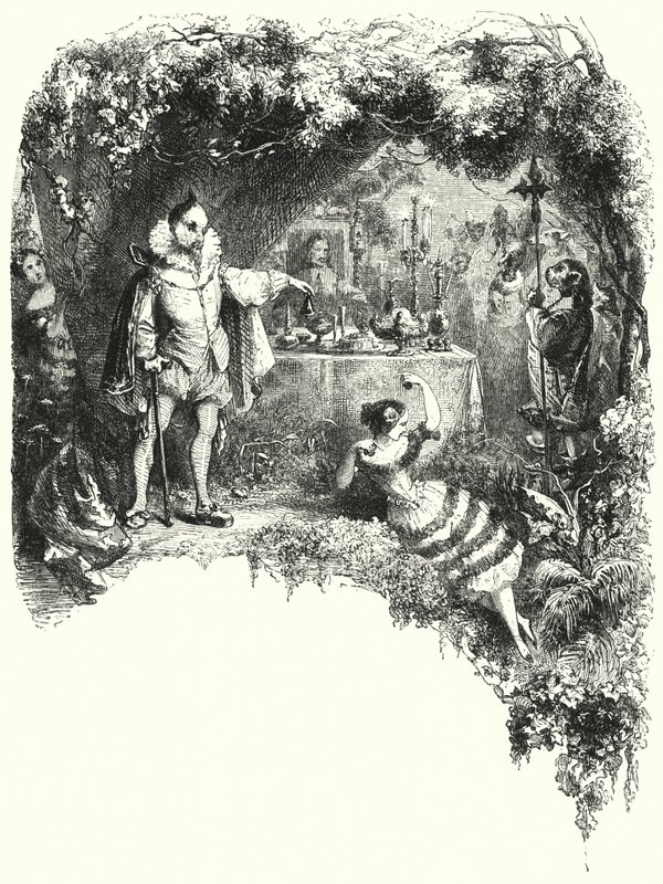 Illustration pour le ballet, Le Diable boiteux, ou Le Diable à deux bâtons (gravure) - English School