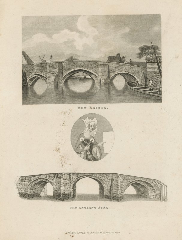 Illustrations représentant le Bow Bridge - English School