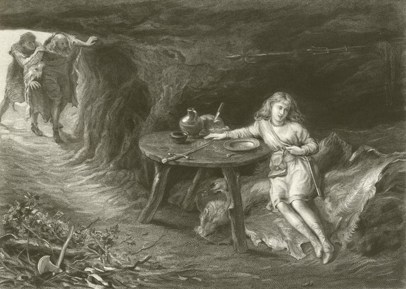 Imogène dans la grotte - English School