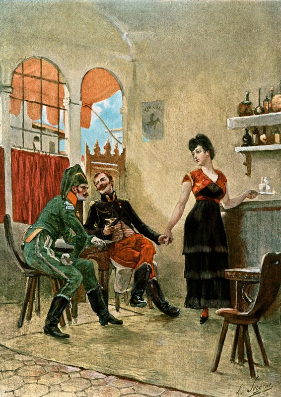 Dans le pavillon de café de Mariquita - English School