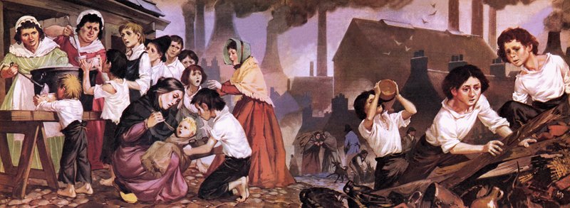 Aux jours de nos ancêtres : les riches et les pauvres - English School
