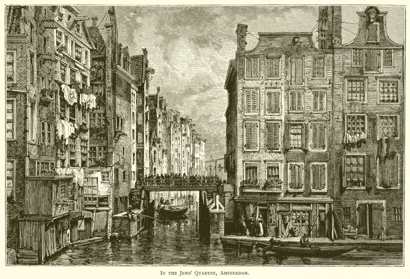 Dans le quartier juif, Amsterdam - English School