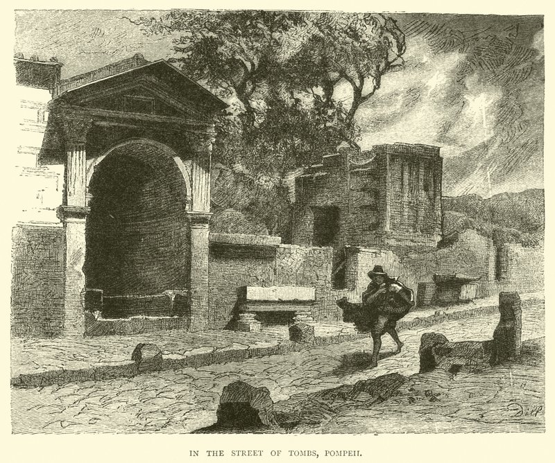Dans la rue des tombes, Pompéi - English School