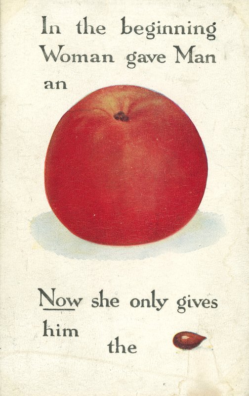 Au commencement, la femme donna une pomme à l