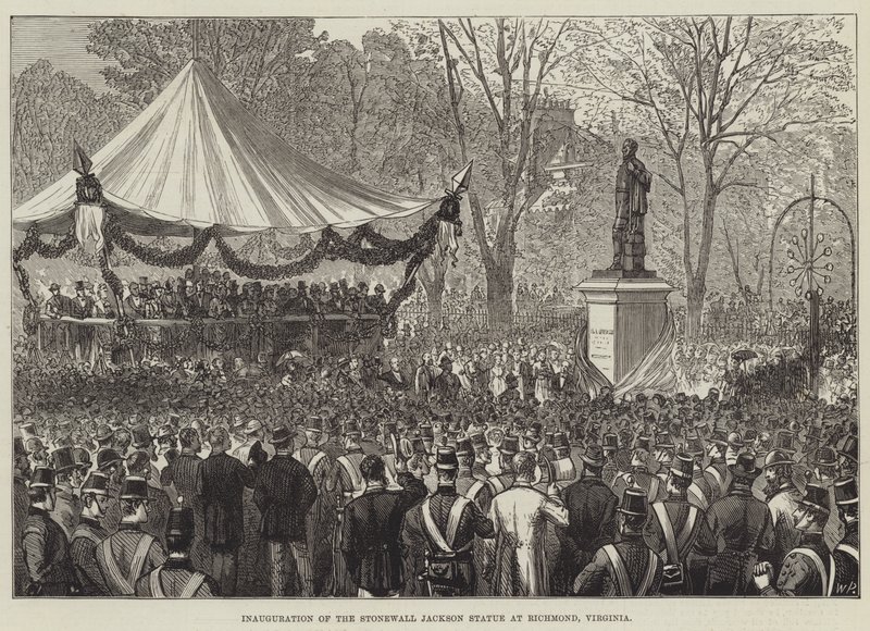 Inauguration de la statue de Stonewall Jackson à Richmond, Virginie - English School