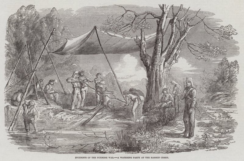 Incidents de la guerre birmane, une fête de l