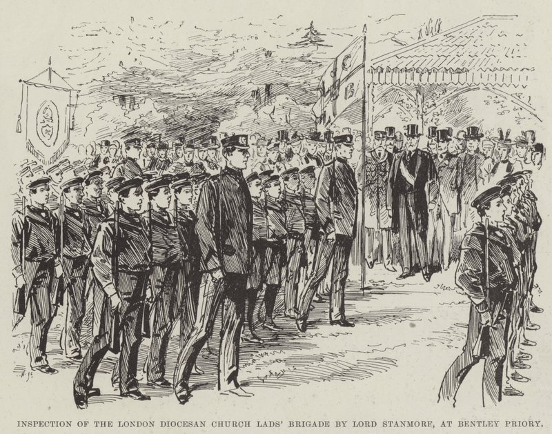 Inspection de la Brigade des Garçons de l