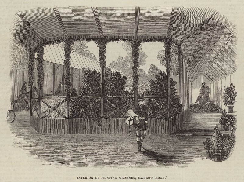 Intérieur des Terrains de Chasse, Harrow Road - English School