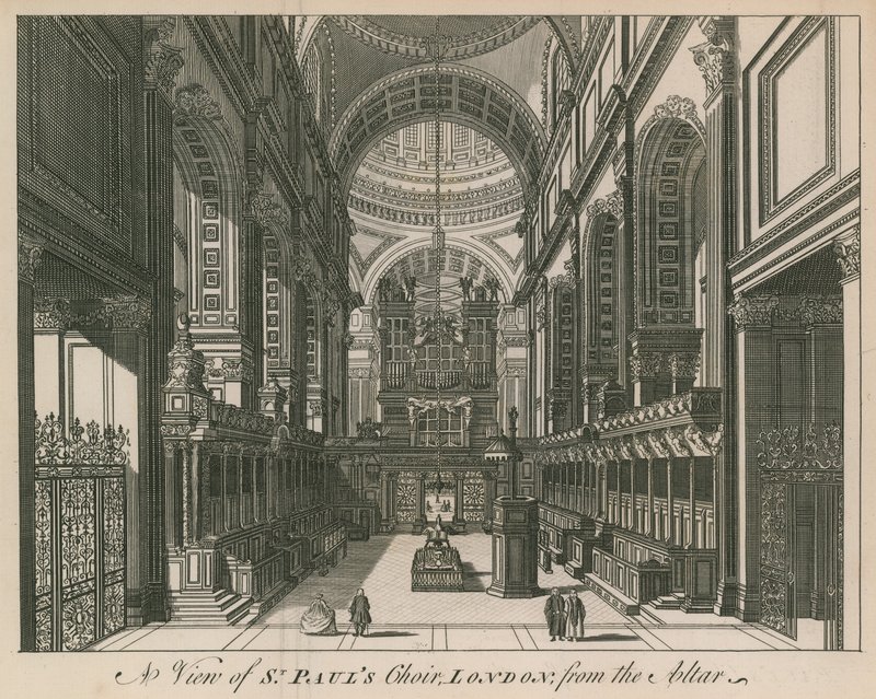 Intérieur de la cathédrale Saint-Paul - English School
