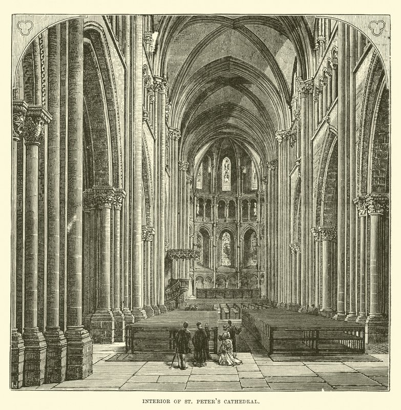 Intérieur de la cathédrale Saint-Pierre - English School