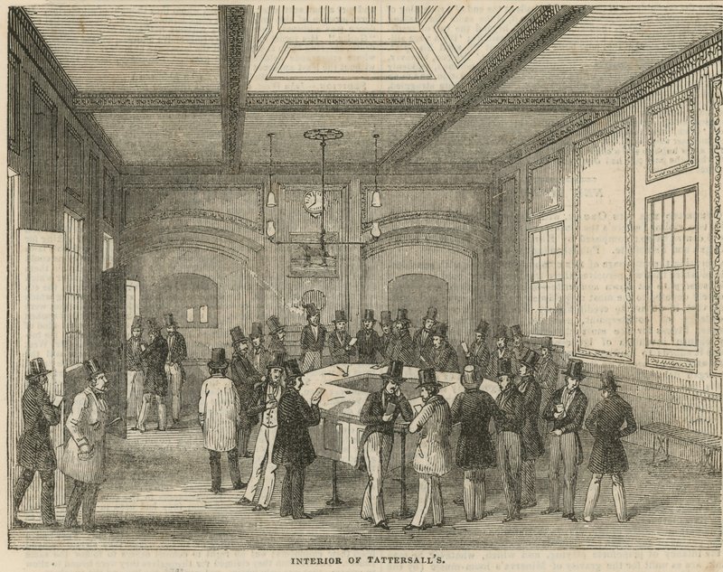 Intérieur de Tattersalls - English School