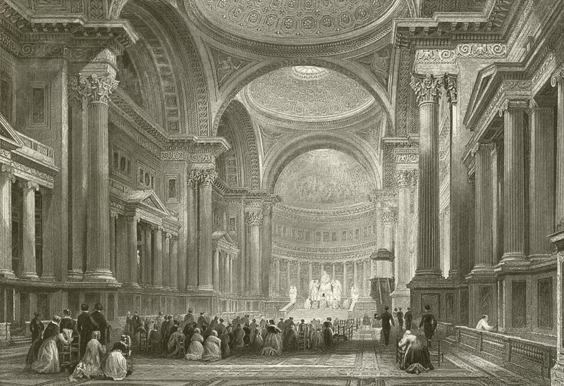 Intérieur de La Madeleine - Paris - English School