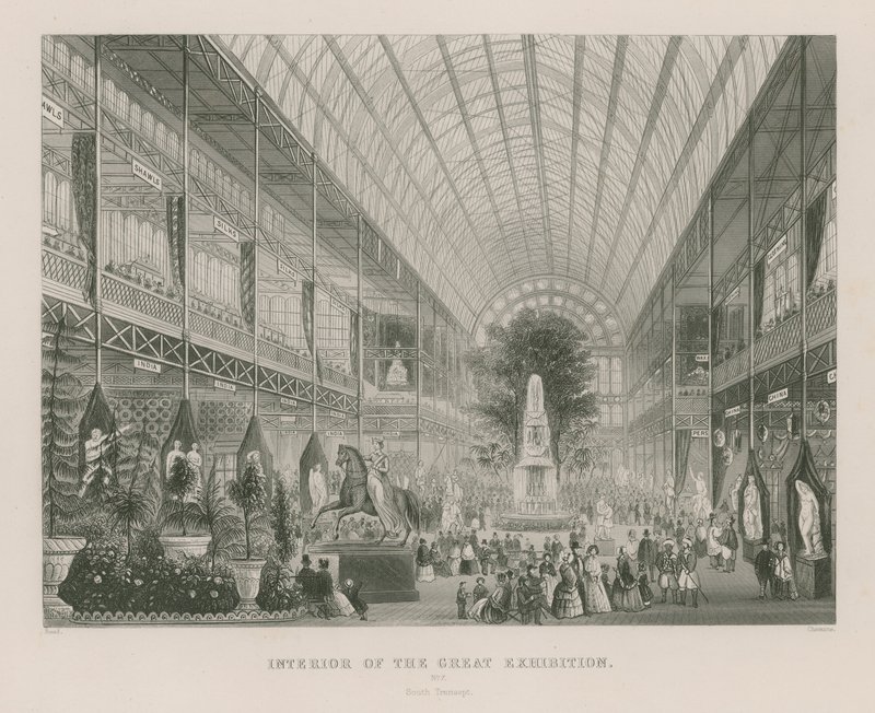 Intérieur de la Grande Exposition, 1851, Transept Sud - English School