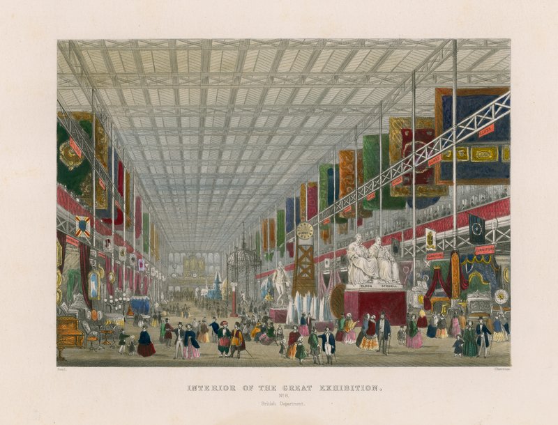 Intérieur de la Grande Exposition, Département britannique - English School