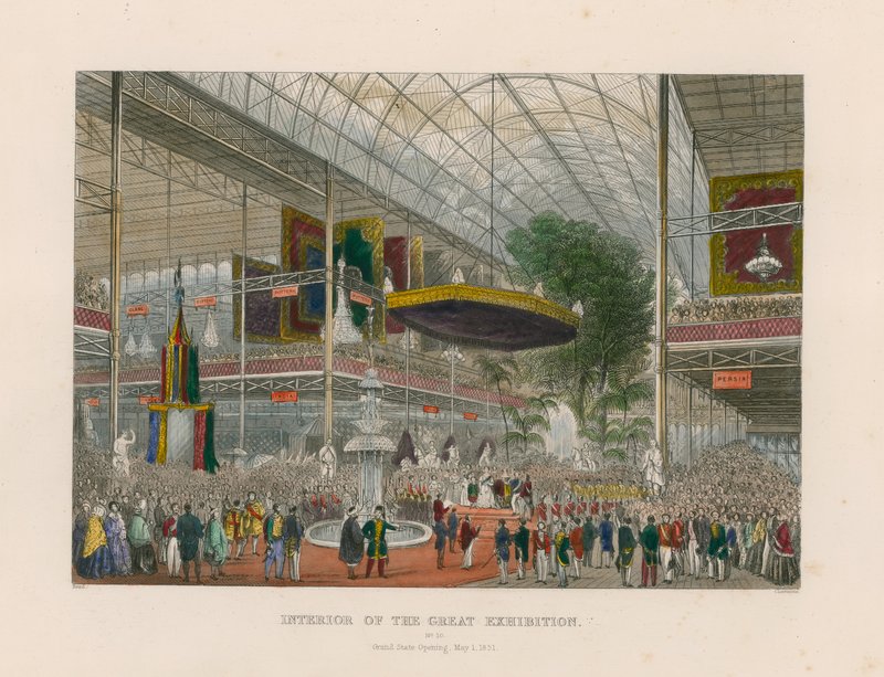 Intérieur de la Grande Exposition, Grande Ouverture d
