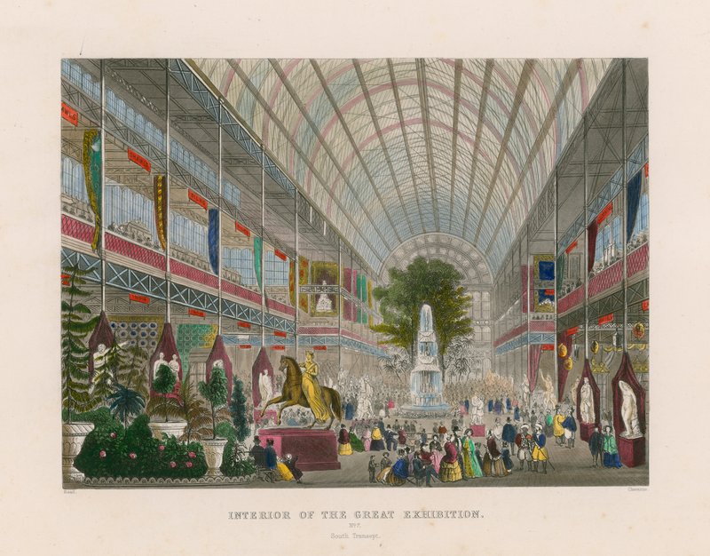Intérieur de la Grande Exposition, transept sud - English School