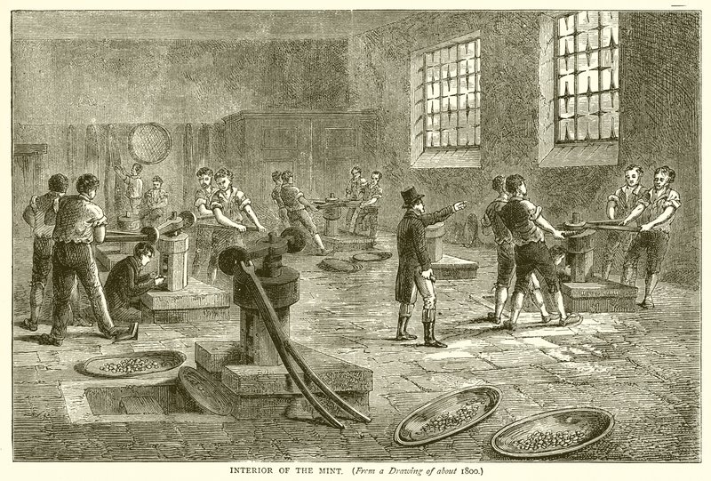 Intérieur de la Monnaie - English School