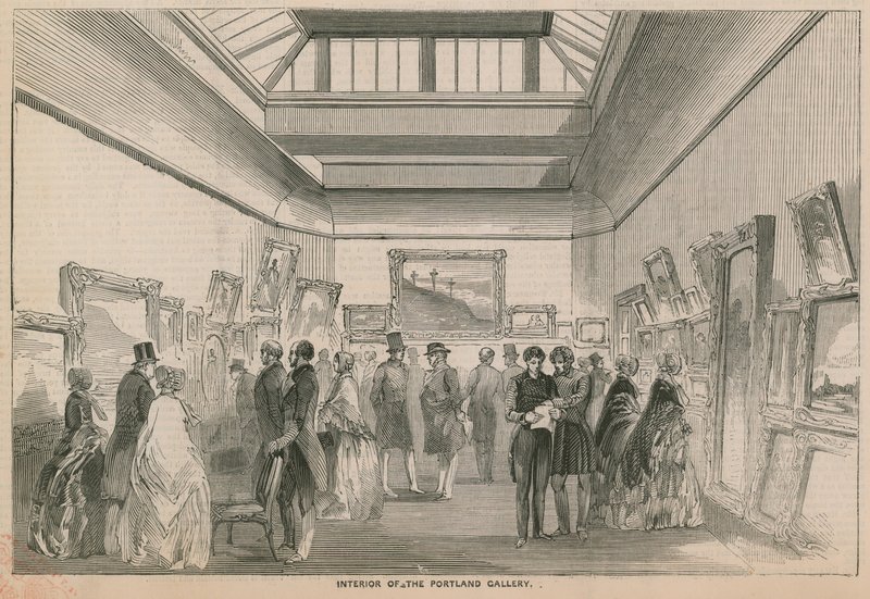 Intérieur de la Galerie Portland - English School