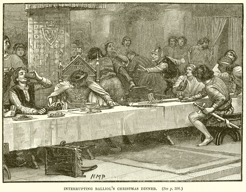Interruption du dîner de Noël de Balliol - English School