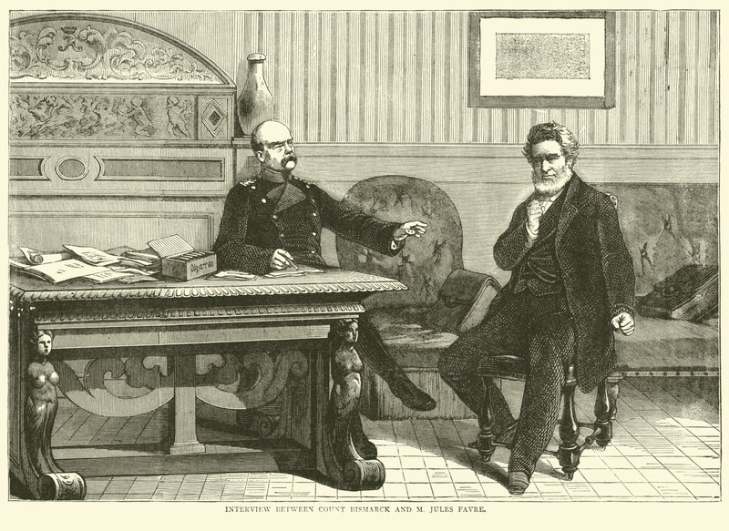 Entrevue entre le comte Bismarck et M. Jules Favre, septembre 1870 - English School