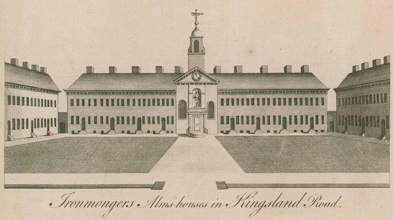 Les maisons de charité des ferblantiers sur Kingsland Road - English School