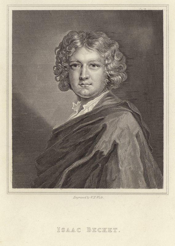 Isaac Beckett - Graveur anglais en mezzotinte (1653?1719) - English School