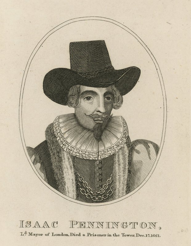 Isaac Pennington, Lord-maire de Londres - English School