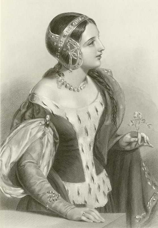 Isabelle de France, reine du roi Édouard II - English School
