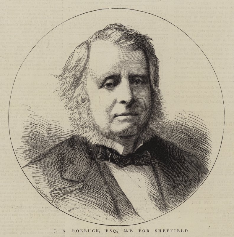 J A Roebuck, Esq., MP pour Sheffield - English School