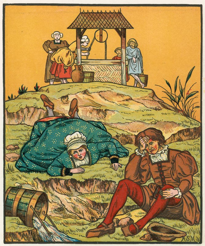 Jack et Jill descendant la colline - English School