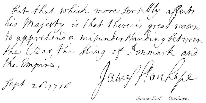 James, comte Stanhope - English School